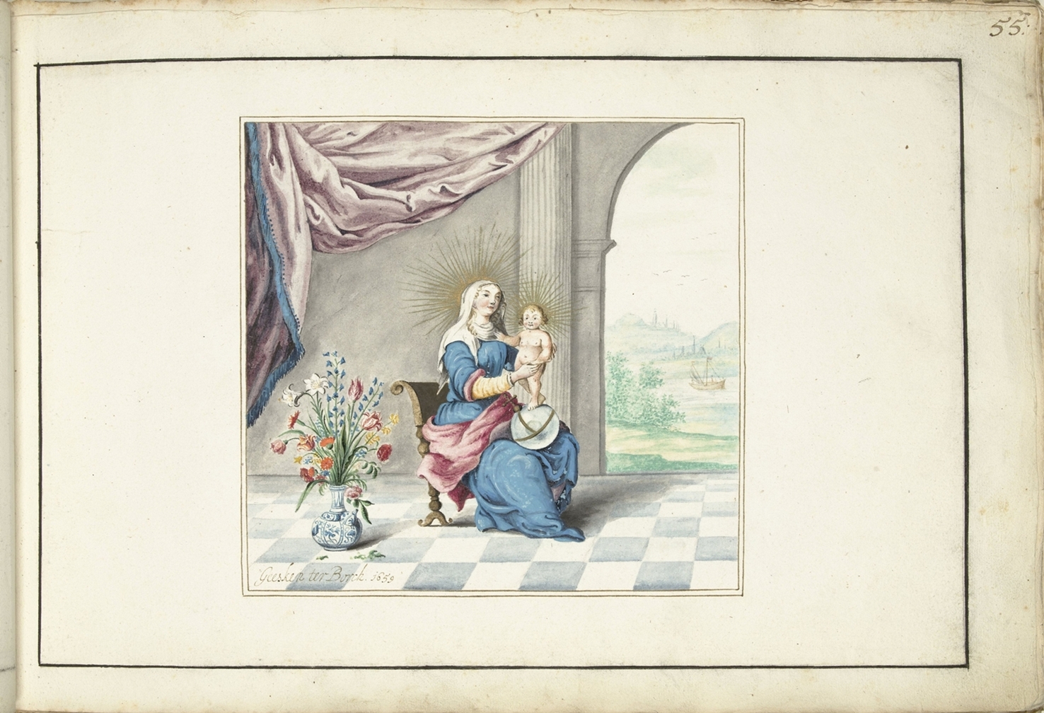 Heilige Maagd met het Kind BI-1887-1463-55
