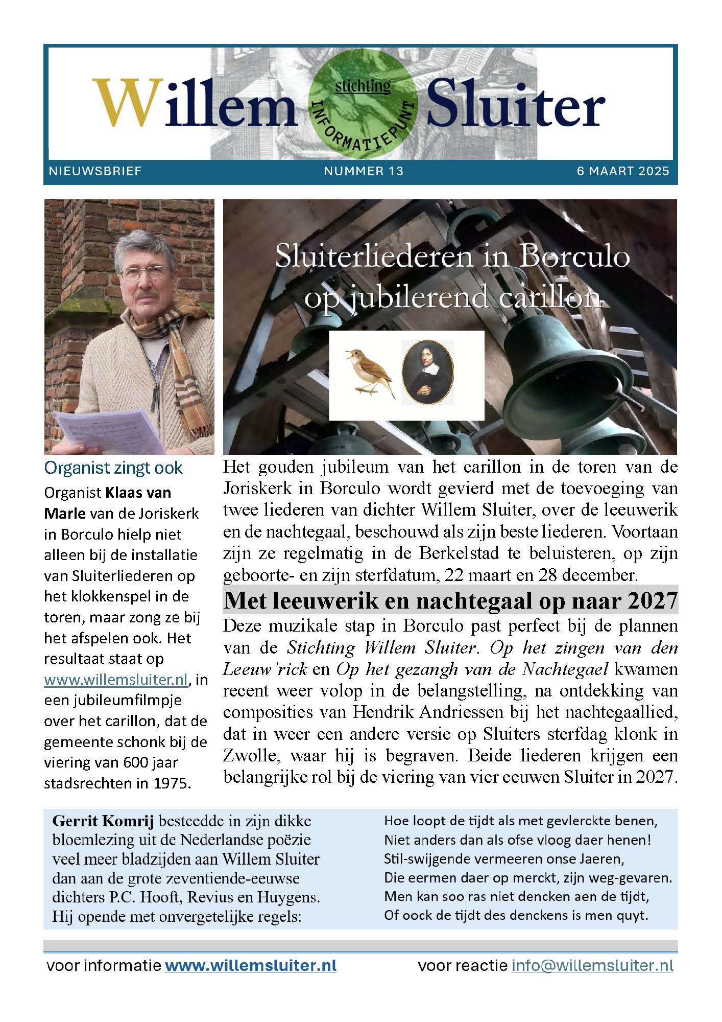 Nieuwsbrief 13
