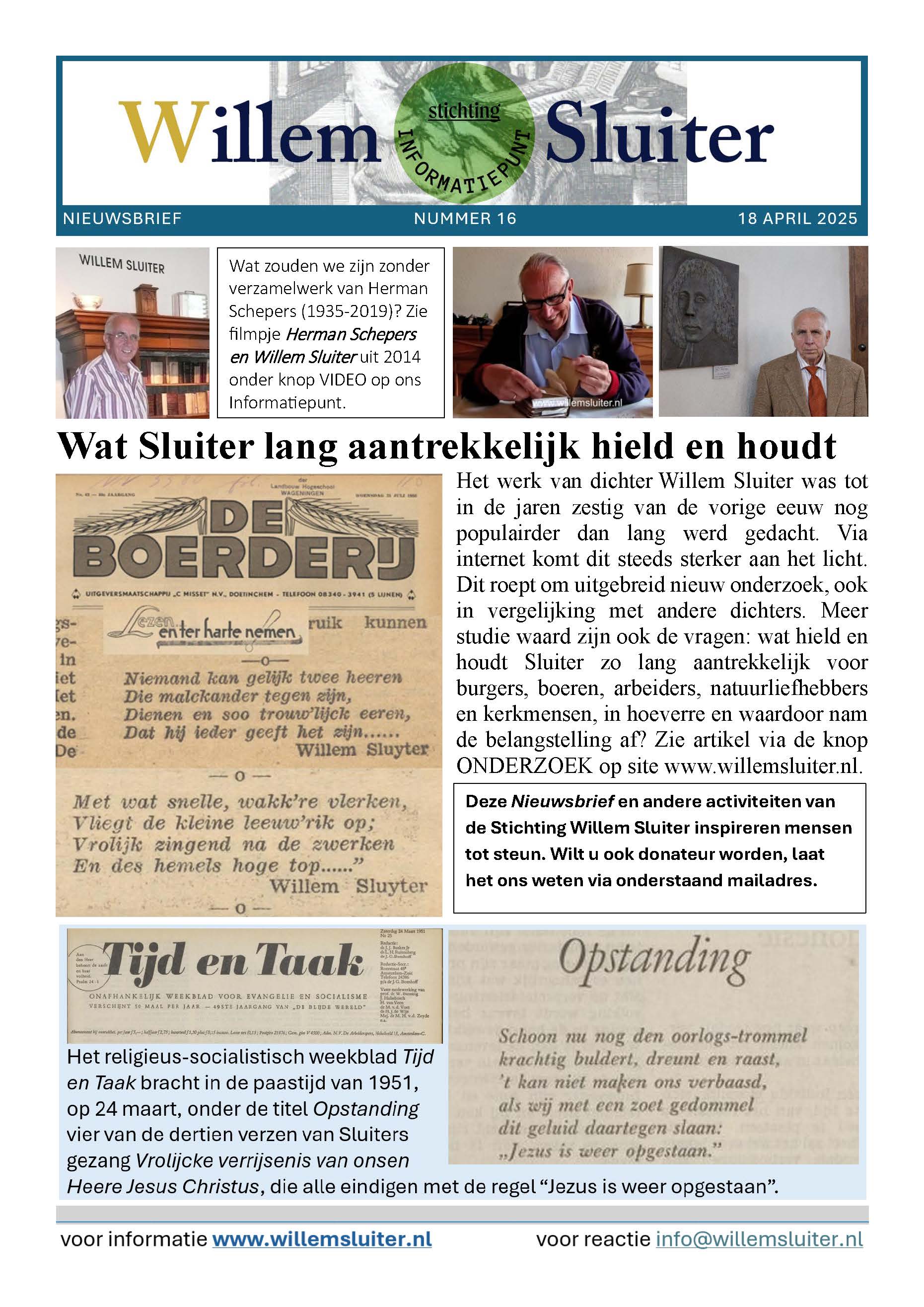 Nieuwsbrief 16