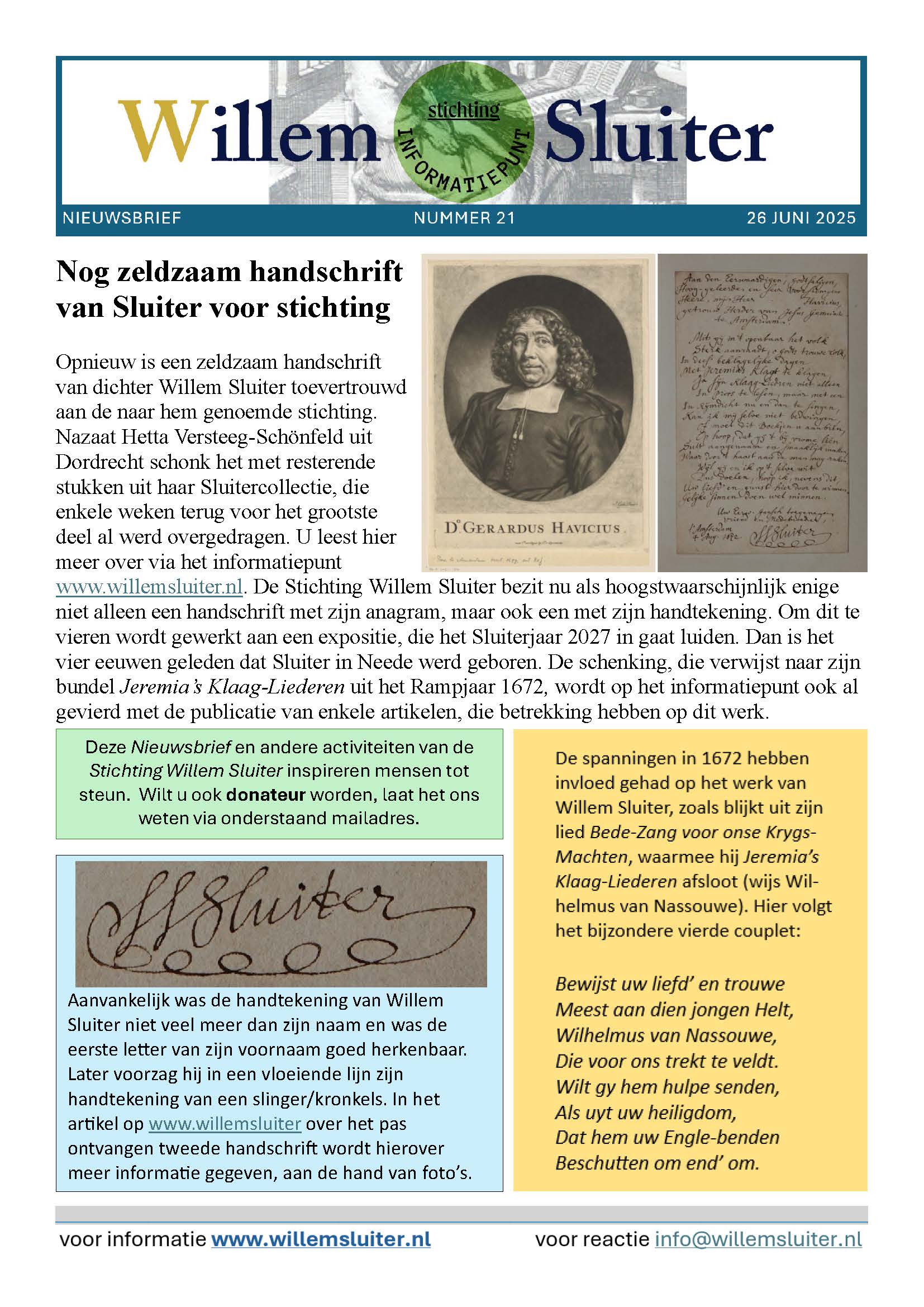Nieuwsbrief 21