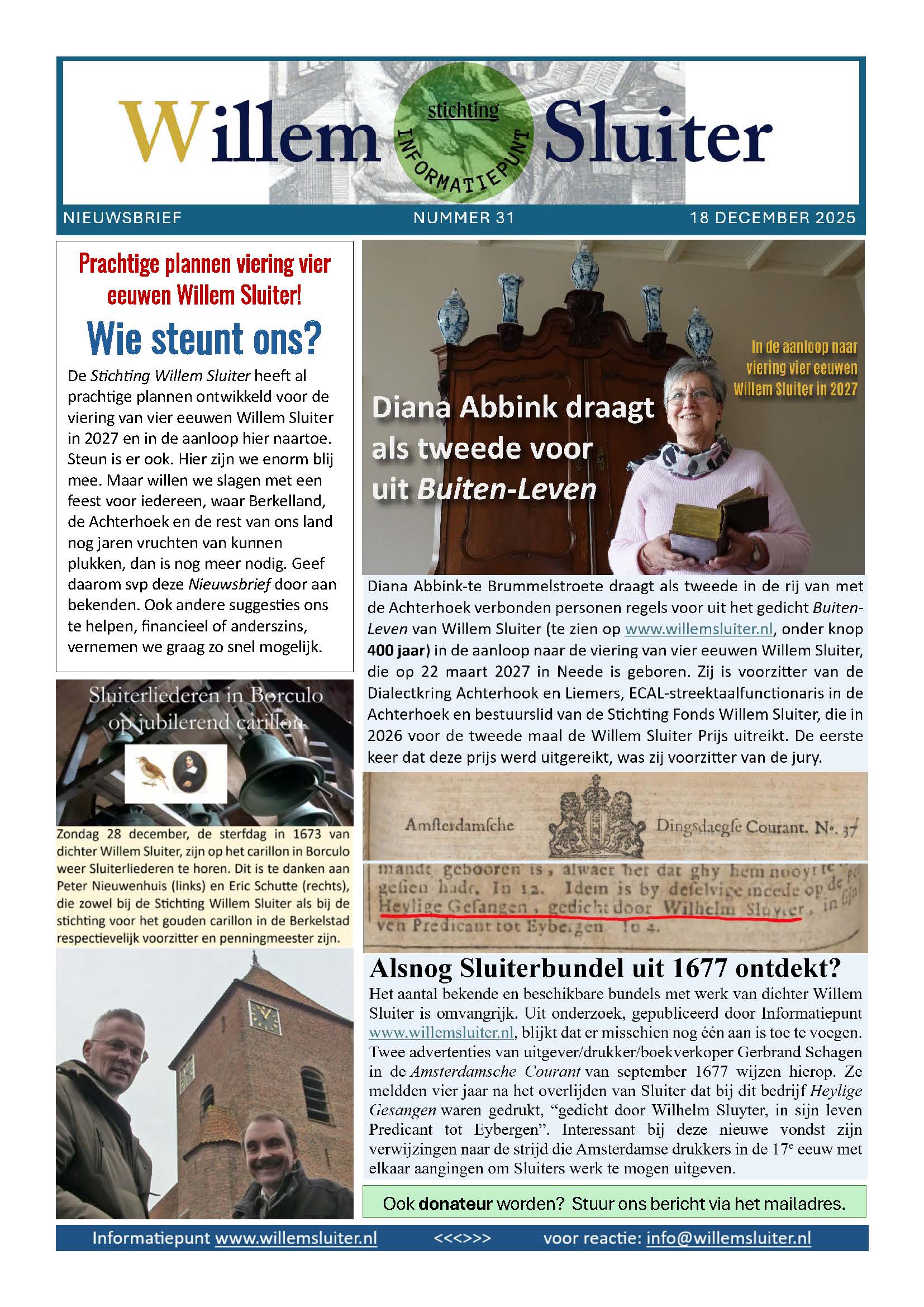 Nieuwsbrief 31