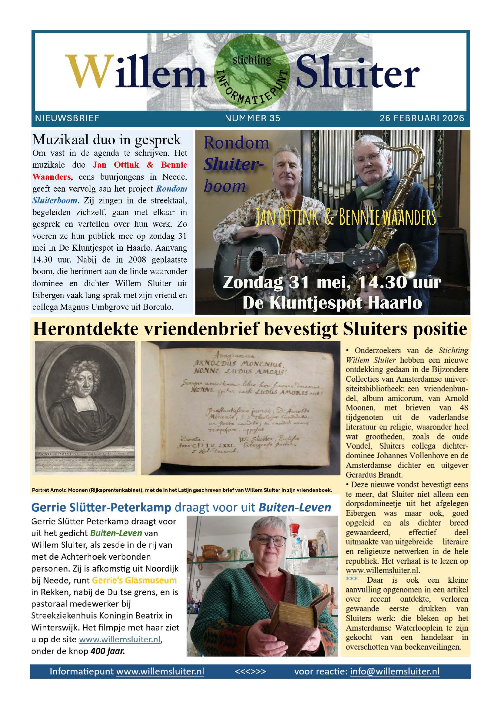 Nieuwsbrief 35