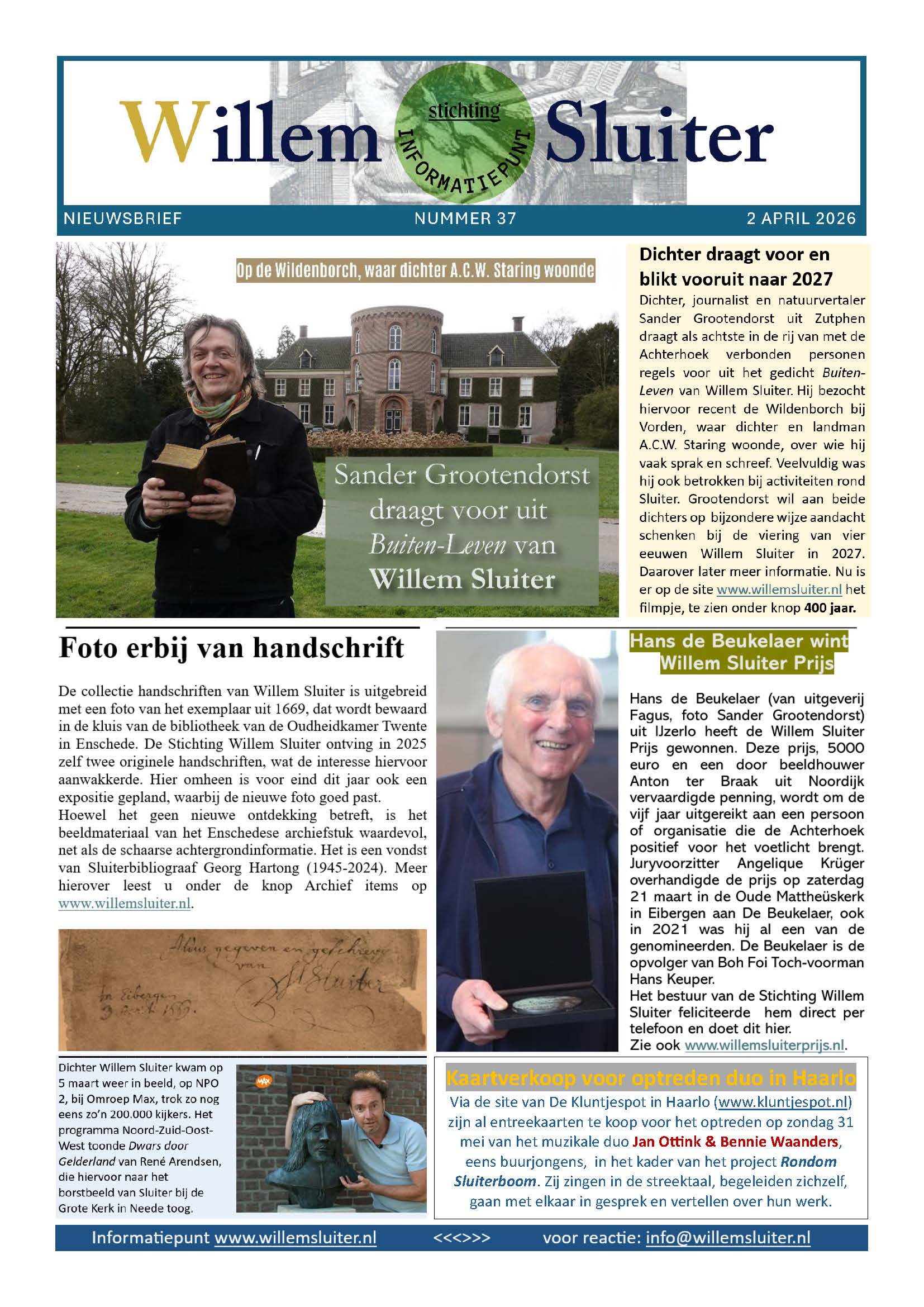 Nieuwsbrief 37